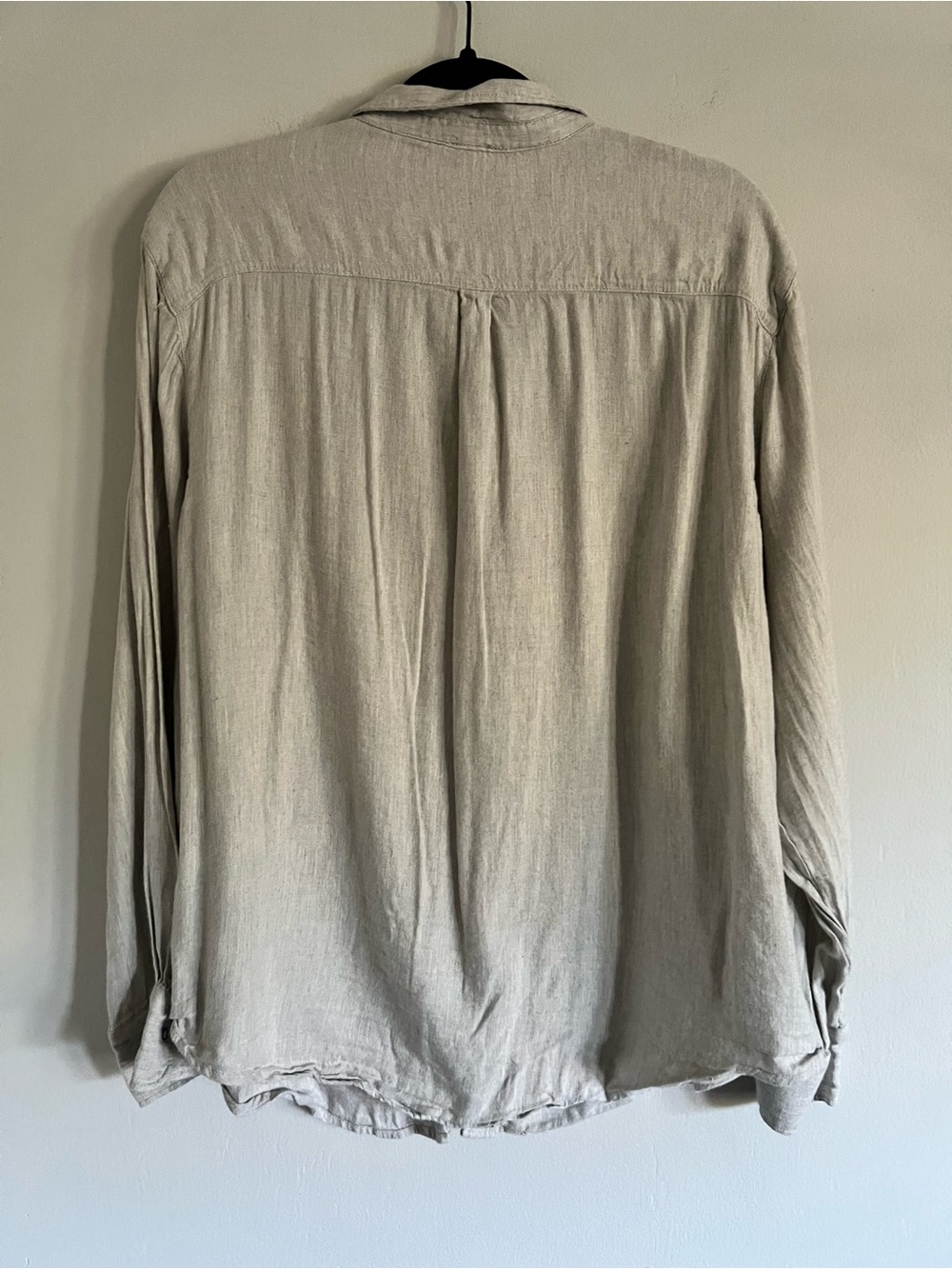 Aerie Cotton Blend Button Up Shirt Sz X-Large - Picture 4 of 9